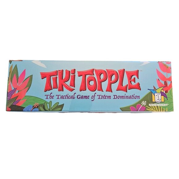 Tiki Topple Board Game - Tactical Totem Domination - Ages 10+ - Picture 5 of 6